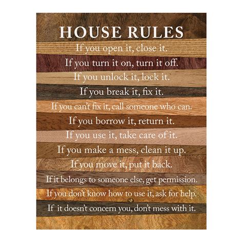 rules of the house resolution 6